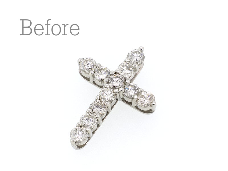 リフォーム前のクロスモチーフペンダントトップ