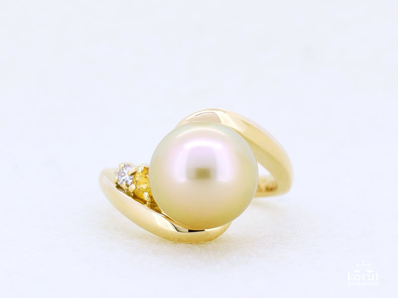 リフォーム後のパールの指輪