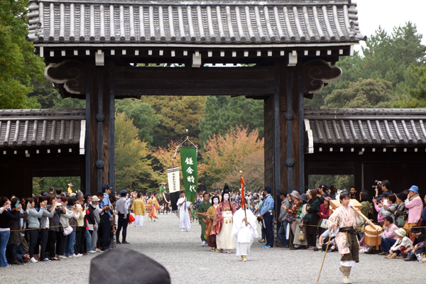 時代祭2015年堺町御門の様子3