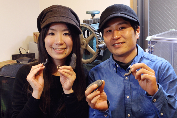 マリッジリング(結婚指輪)への制作体験-文字打刻3