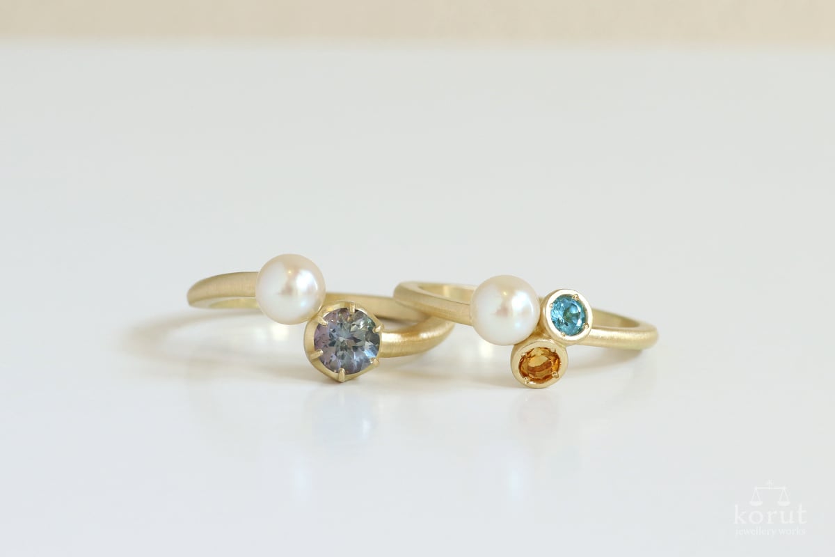 2つのパールリング