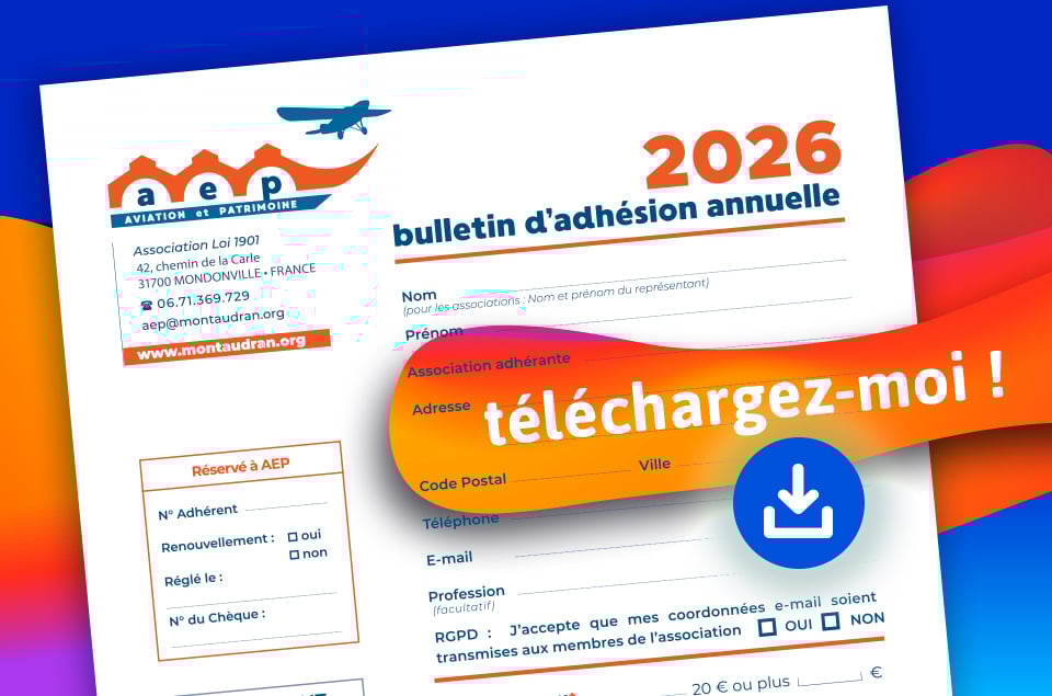 Le Bulletin d'Adhésion 2026 est disponible