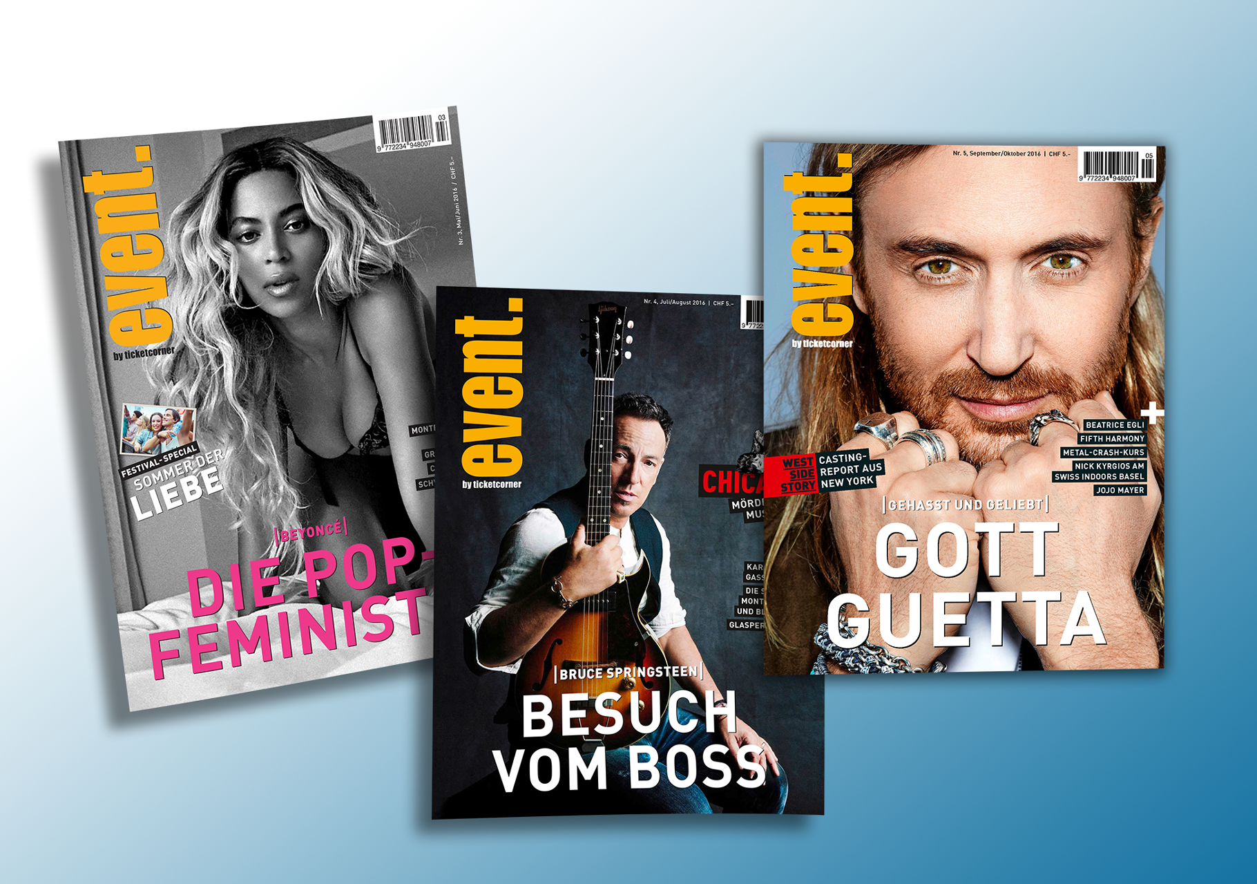  event. by Ticketcorner | Produktion und Redaktion des Magazins 