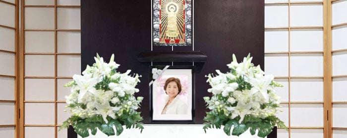 家族葬プラン30祭壇（ルピナス家族会館プラン）