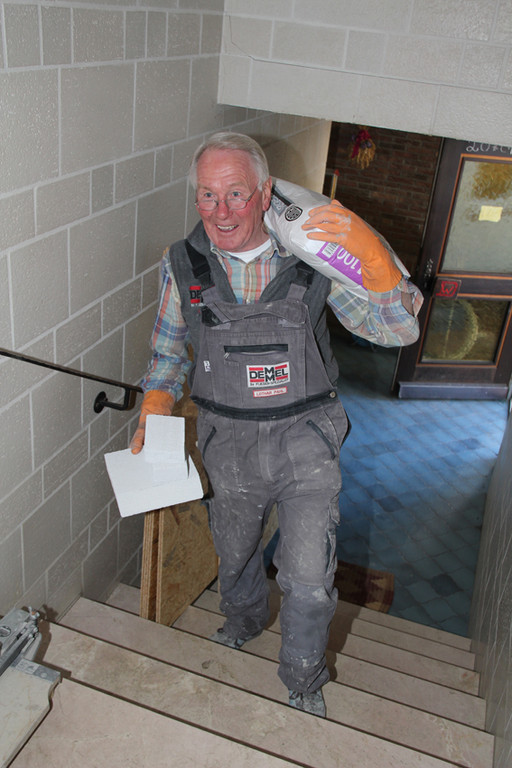 Material wird beschafft