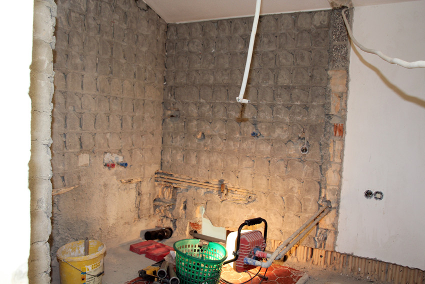 Badraum, Grundriss wurde vergrößert