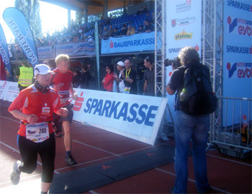 Der letzte Meter vor dem Ziel