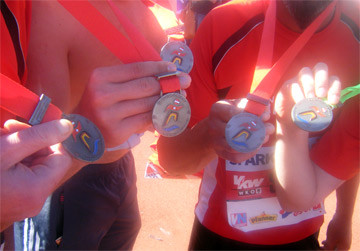 Die Finishermedaillien