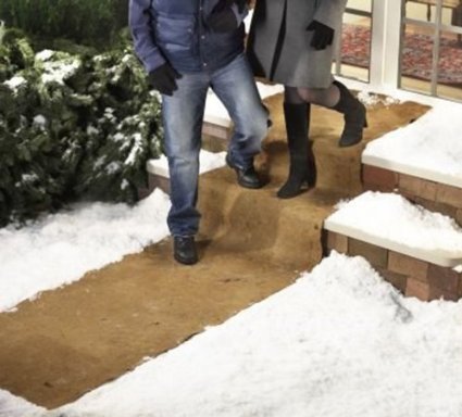 Roll out snow and ice cover