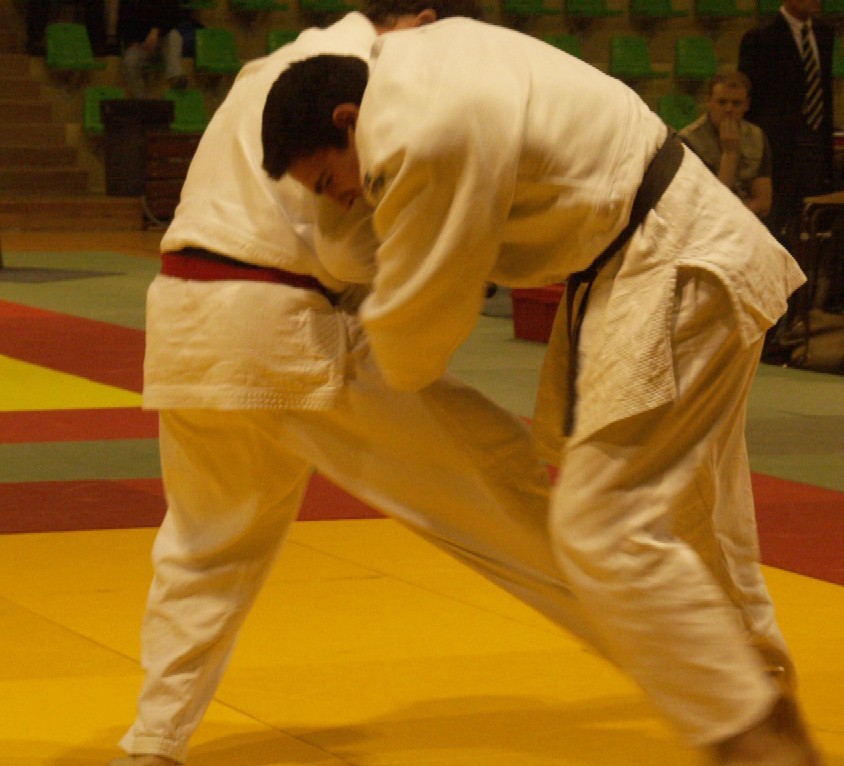 Samy, comme à son habitude, se dépense sans compter