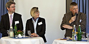 Dirk Lüerßen, Claudia Beckert und Dr. Thomas Südbeck