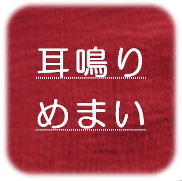 ・耳鳴り  めまい
