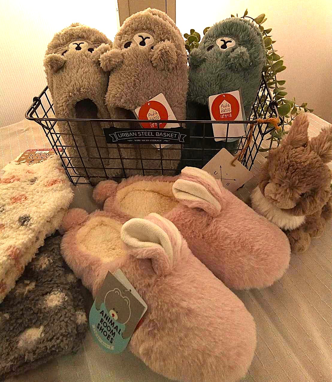 モコモコルームシューズ