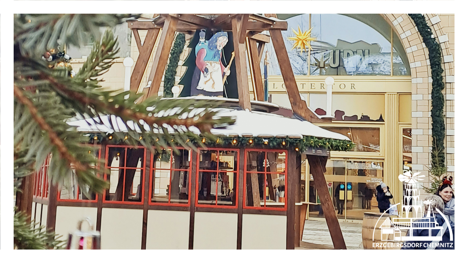 Teil der kleinen Pyramide