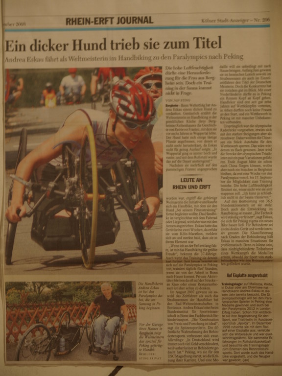 Kölner Stadt Anzeiger - 03. September 2008