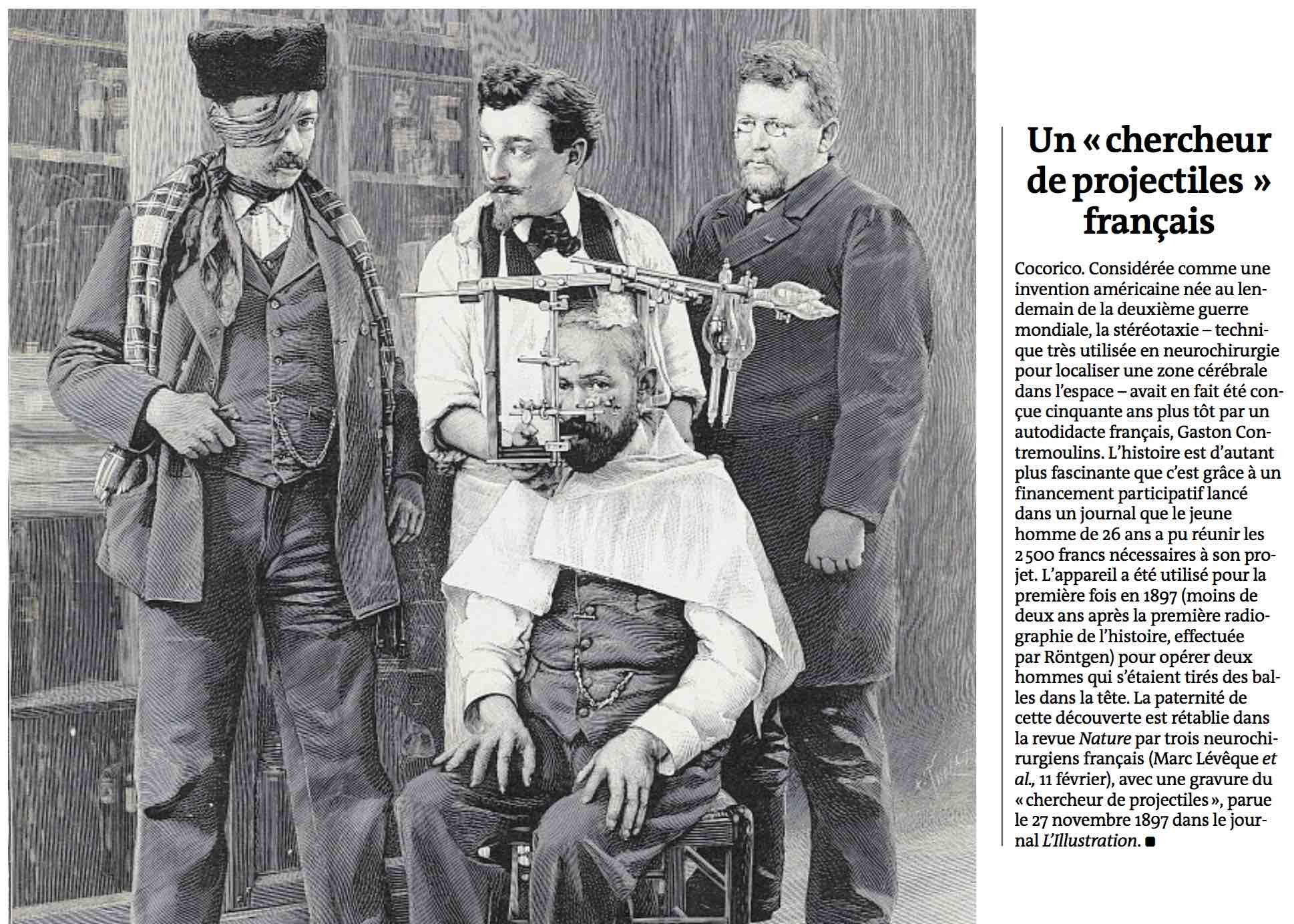 Le Monde - Un "chercheur de projectile" français - 24/02/16 