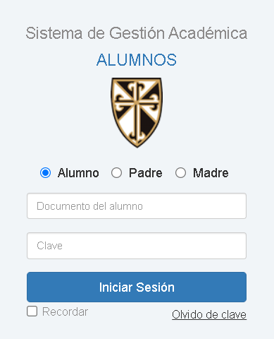 Clic sobre la imagen para acceder al sitio de autogestión de alumno 