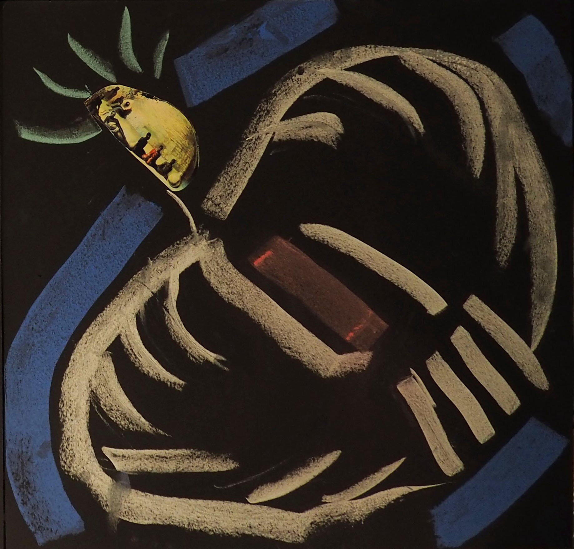 Drawing / Collage by Floyd Kuptana