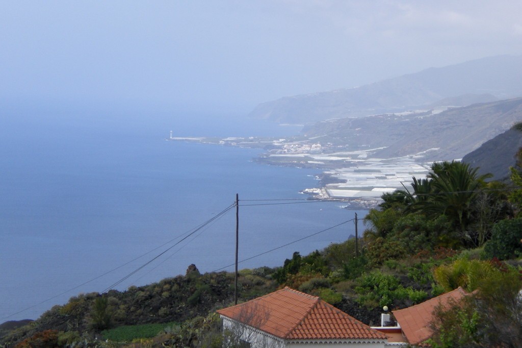 Blick nach Norden auf Puerto Naos (im Hintergrund)