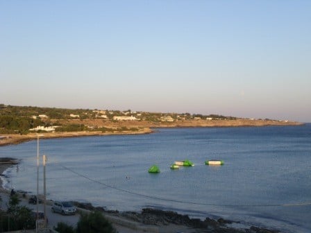 Blick nach Norden von der Zimmerterrasse