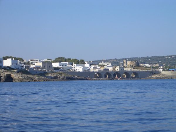 Fahrt mit dem Boot über's Meer