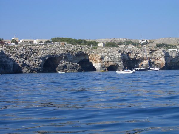 Grotten-Ausflug in unmittelbarer Umgebung von S.M. di Leuca