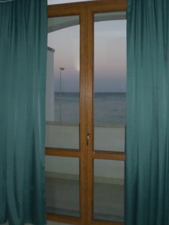 ..aus dem Hotelzimmer