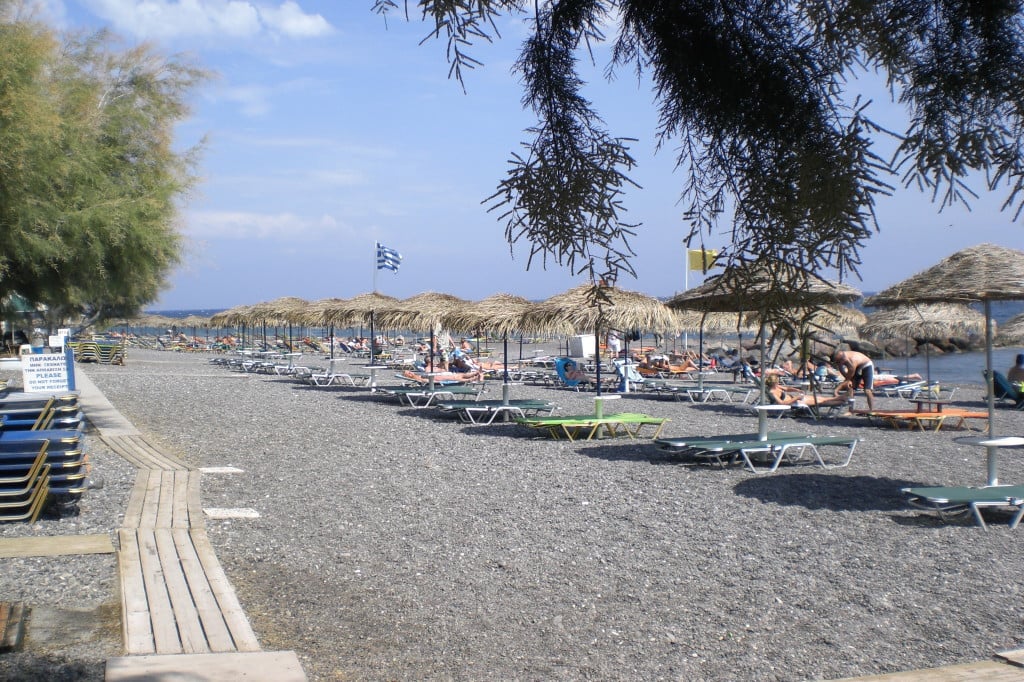 Impressionen aus Kamari (Kamari-Beach)