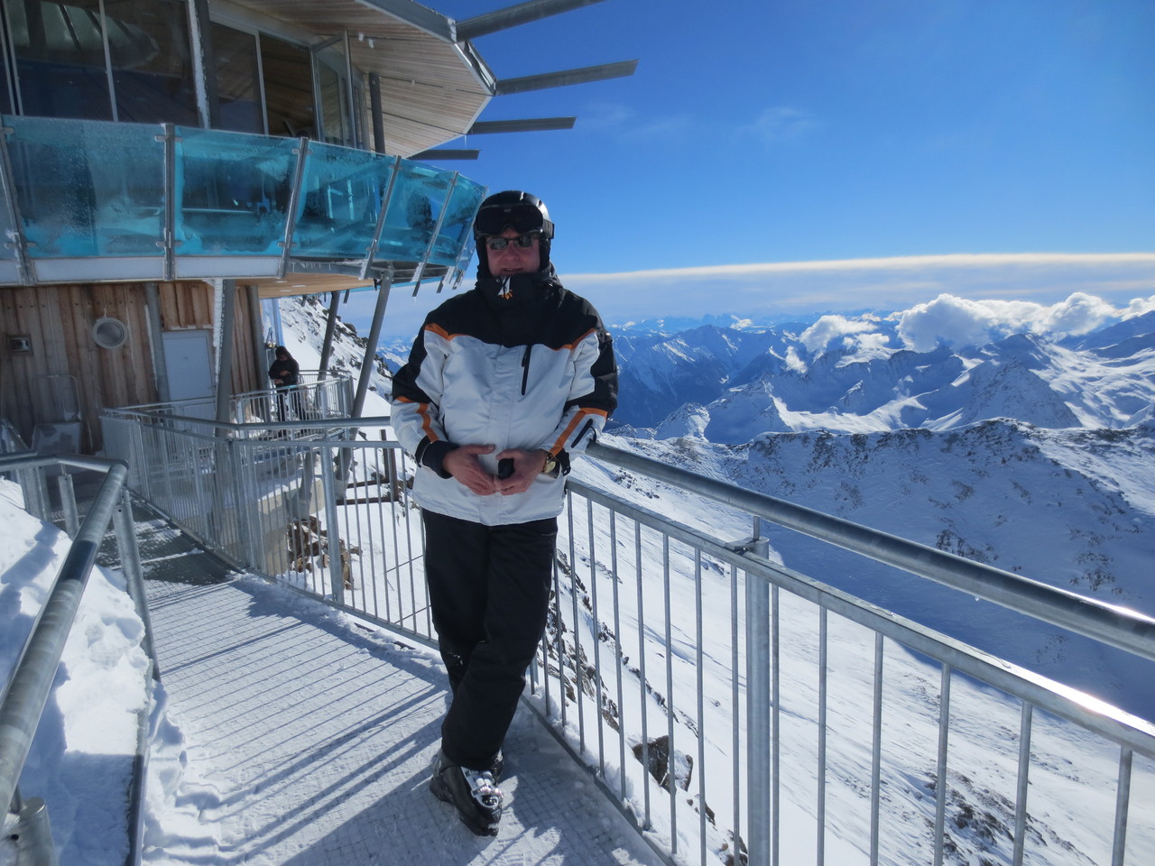 Sili putzmunter am Top Mountain Star (Wurmkogl) auf ca. 3100 m ü M
