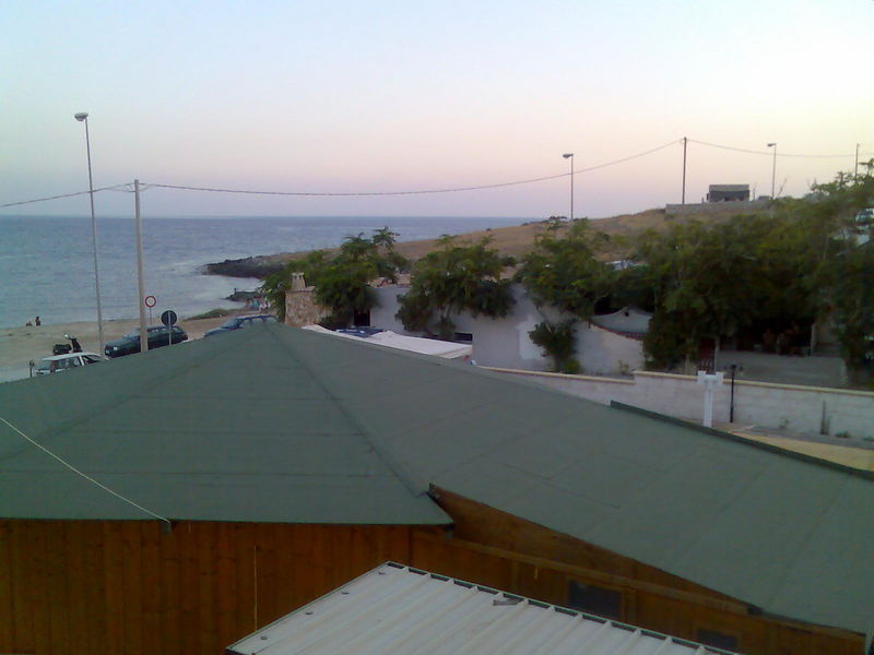 Blick vom Hotel-Zimmer-Balkon