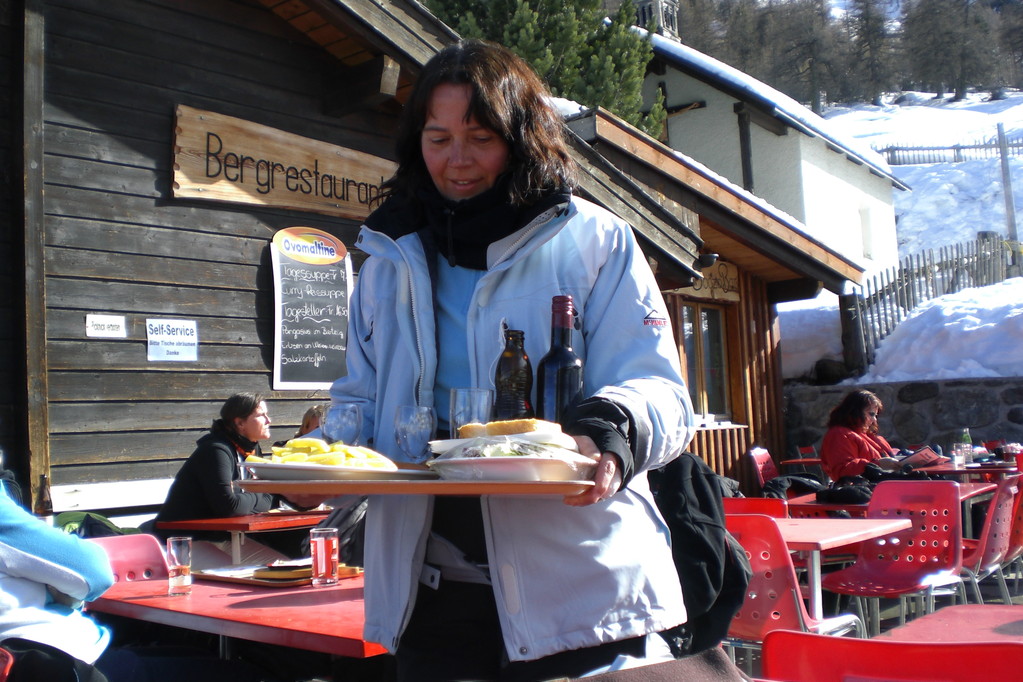 Bergrestaurant Ginals auf 2000 m.ü.M.