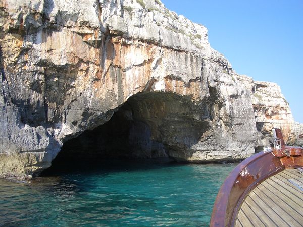 Grotten-Ausflug in unmittelbarer Umgebung von S.M. di Leuca