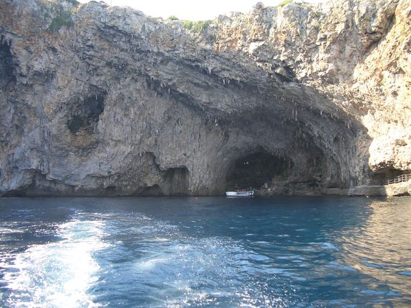 Fahrt zur Grotta Azzurra, Castro
