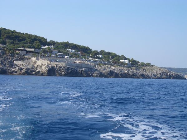 Fahrt zur Grotta Azzurra, Castro
