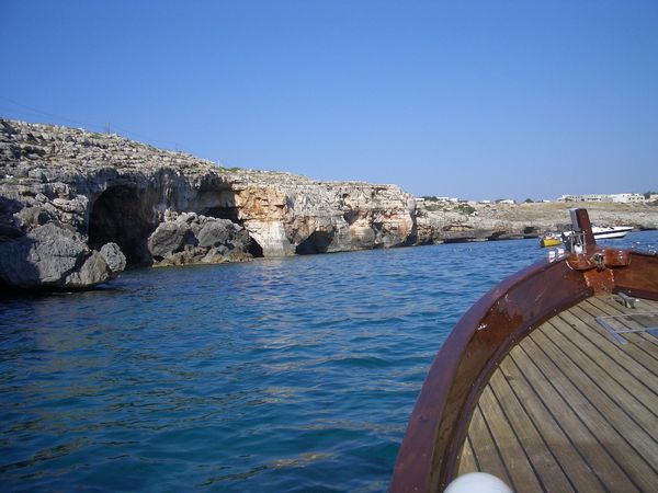 Grotten-Ausflug in unmittelbarer Umgebung von S.M. di Leuca