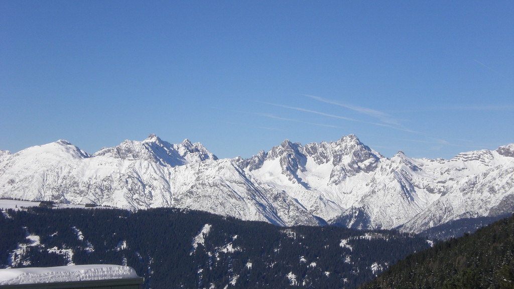 Mittelstation Hochzeiger; Blick Richtung Westen