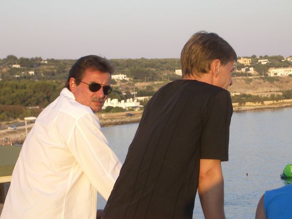 auf dem Dach des Magna Grecia