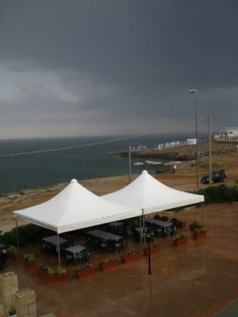 ...wenn's mal losgeht; "traumhafte" Orkan-Stimmung