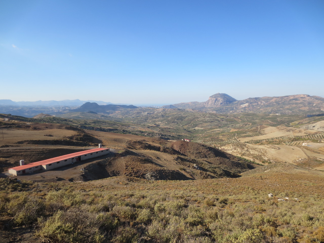 Zentrales Kreta (leicht östlich): Irgendwo im Landesinnern in der "Pampa" auf dem Rückweg nach Agios Myronas