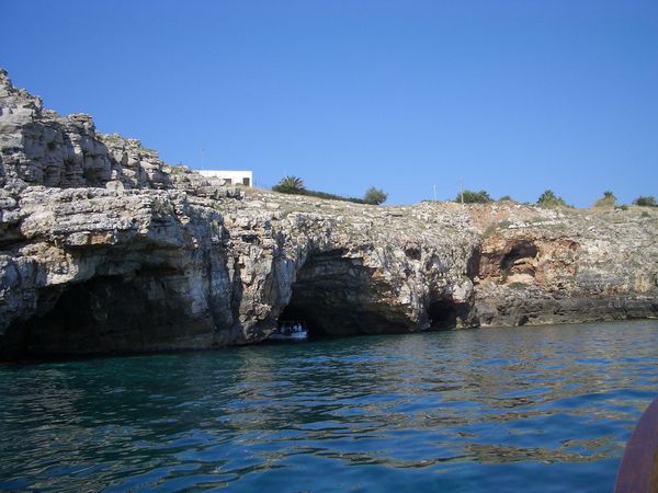 Grotten-Ausflug in unmittelbarer Umgebung von S.M. di Leuca