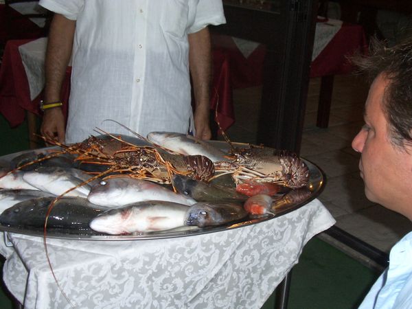 Abendessen in der Nähe von Gallipoli