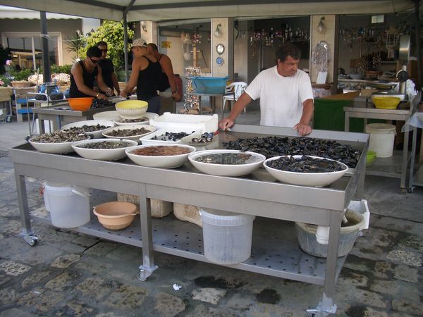 Gallipoli, Fischmarkt, Hafen
