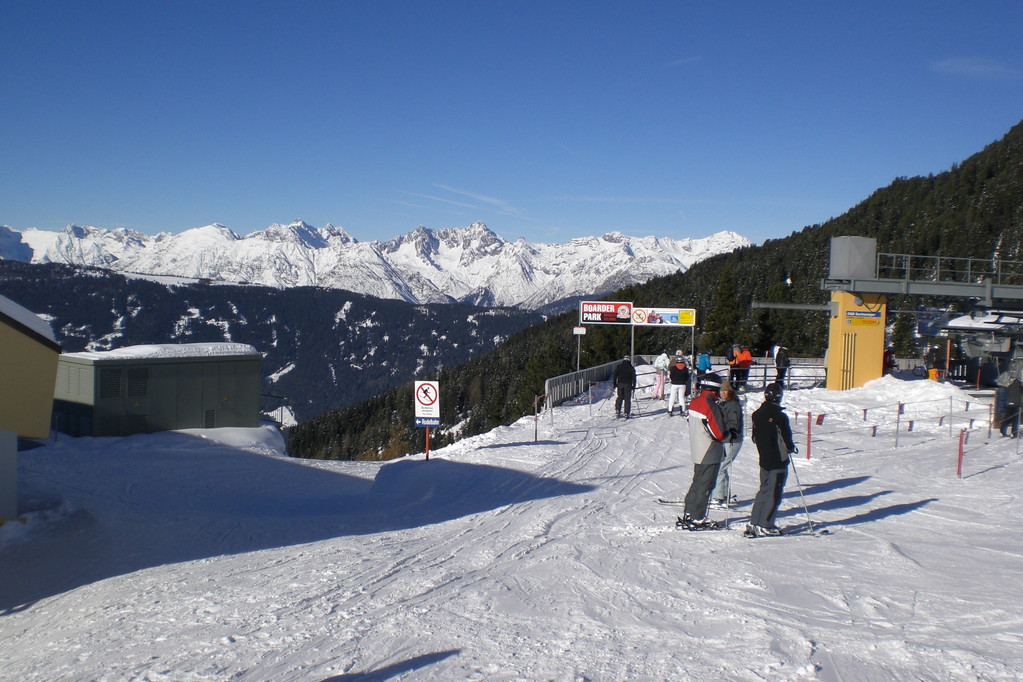 Mittelstation auf 2000 m ü M beim Zeiger-Alpenrestaurant