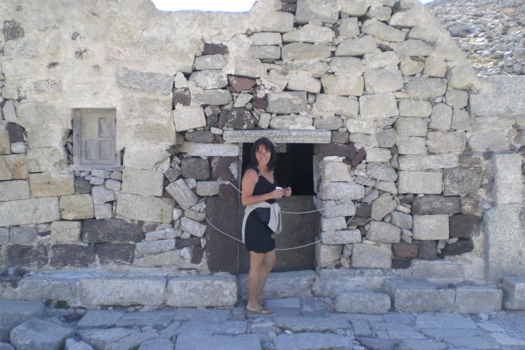 Impressionen von der Ausgrabungsstätte Ancient Thira auf Santorini