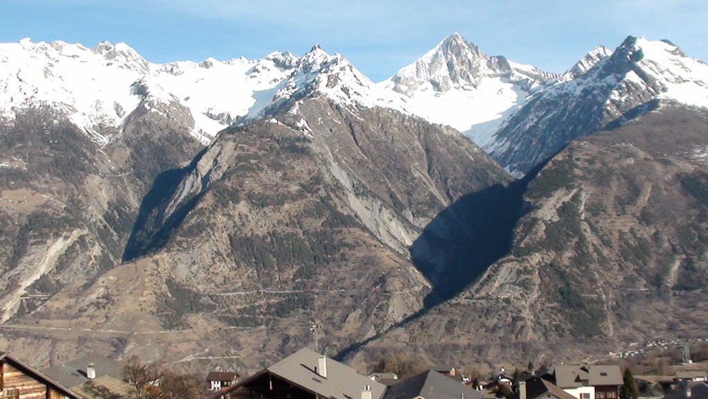 Unterbäch; Blick Richtung Nordosten (Oberwallis)