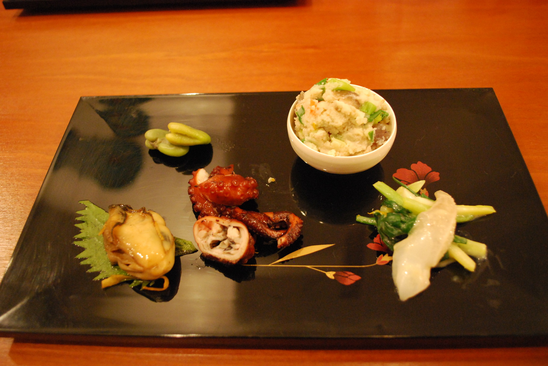 Repas traditionnel avant la cérémonie du thé