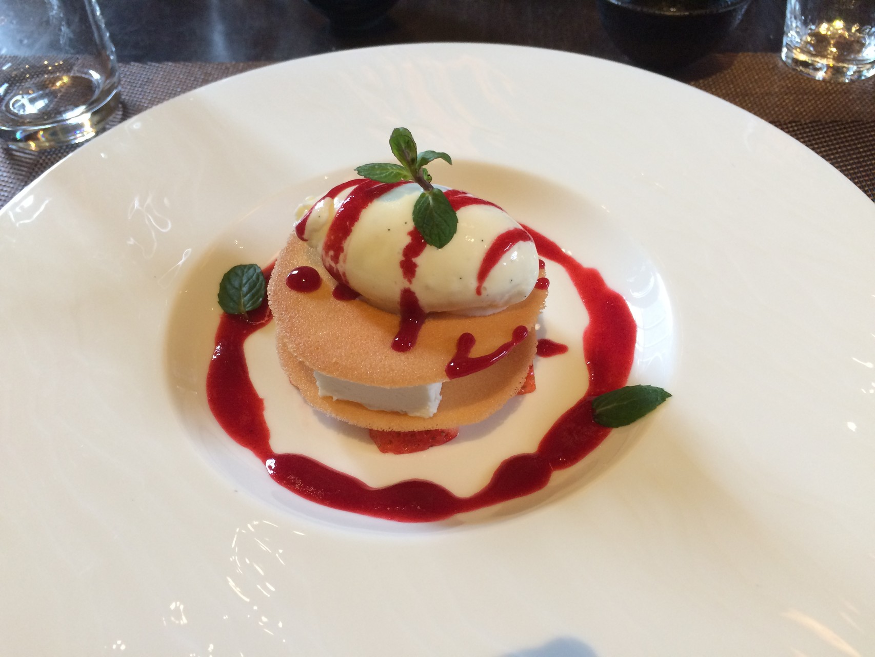 Mille feuille à la framboise