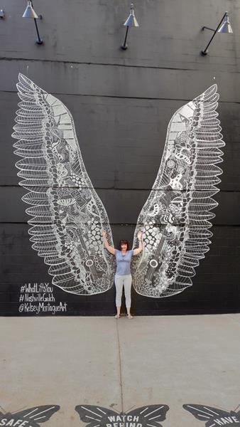 Nashville WhatLiftsYou Wings Mural