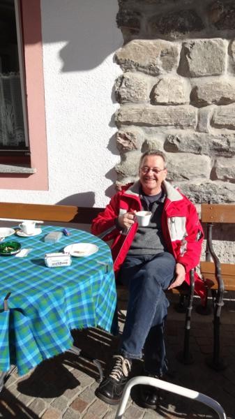 Ein letzter Kaffee am Abreisetag