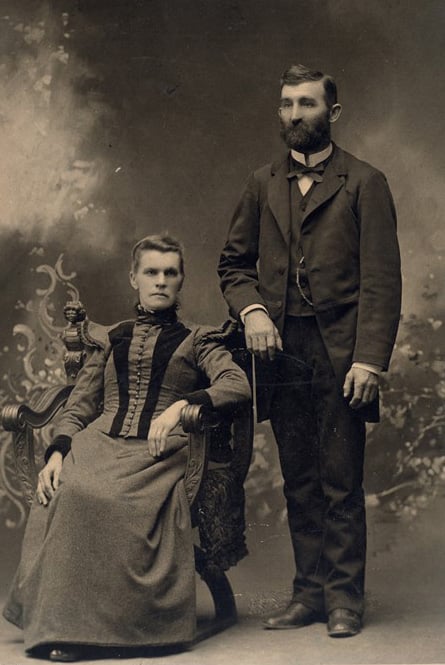 Max Bartl und seine Frau Agnes, um 1890